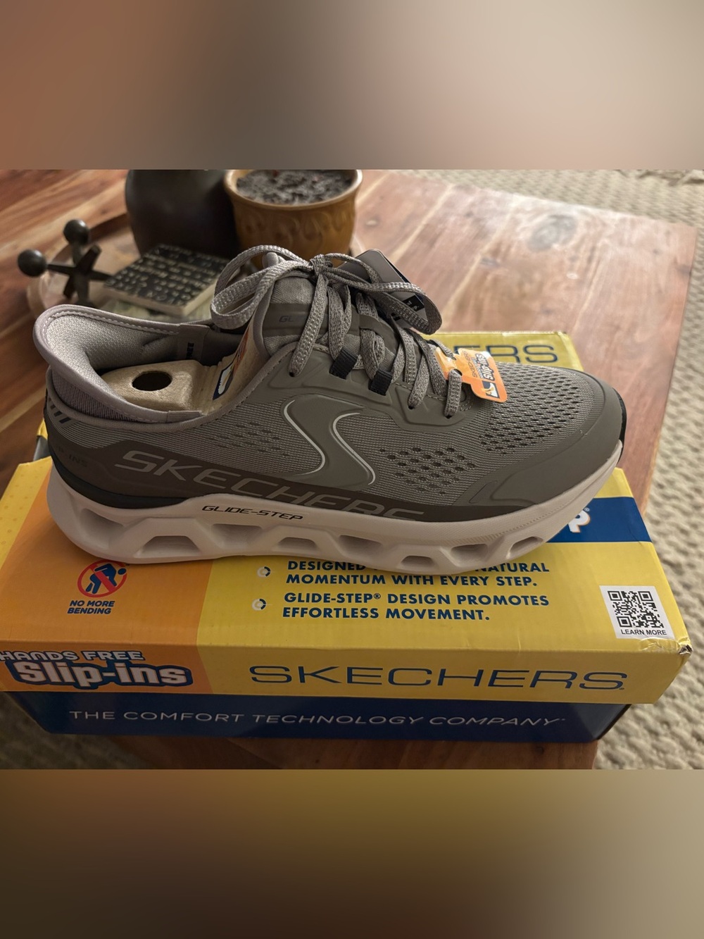 Skechers Slip-Ins Women’s taupe Glide-Step Athletic Shoe